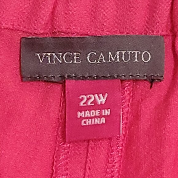 Vince Camuto Womens Summer Heat Geranium Pink Shorts 22W Rayon/Nylon Zipper - Picture 2 of 16